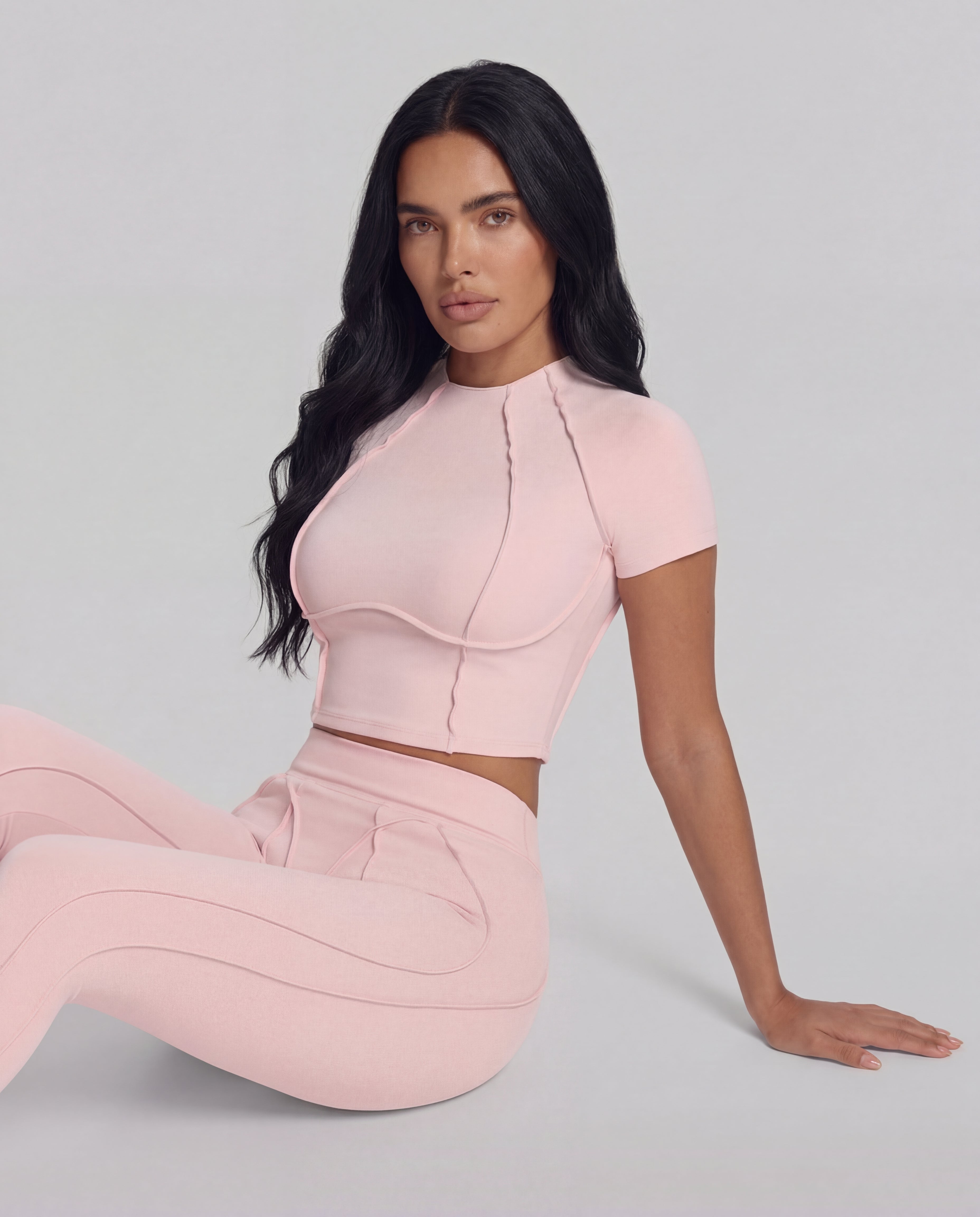 PINK - FOCUS CROP TOP