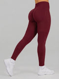 BURGUNDY - ATTITUDE SCULPT LEGGING
