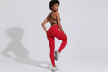 RED - V-BACK TRAINING LEGGING