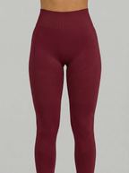 BURGUNDY - ATTITUDE SCULPT LEGGING