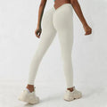 BEIGE - V-BACK TRAINING LEGGING