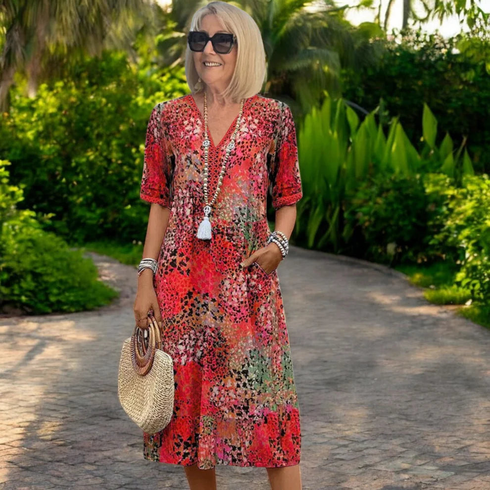 Iris – Lightweight, airy dress with a flattering cut