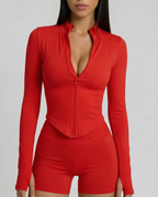 RED - TASTY SHORT SET